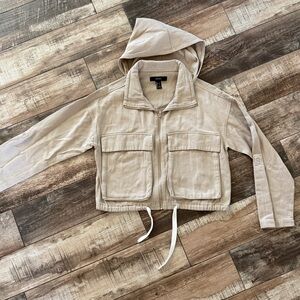 TAN FOREVER 21 JACKET SIZE S